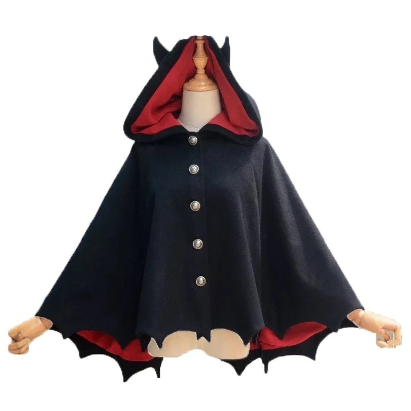 Halloween Costume Kids - 2025 Polar Ponço Kapüşonlu Pelerin Mont
