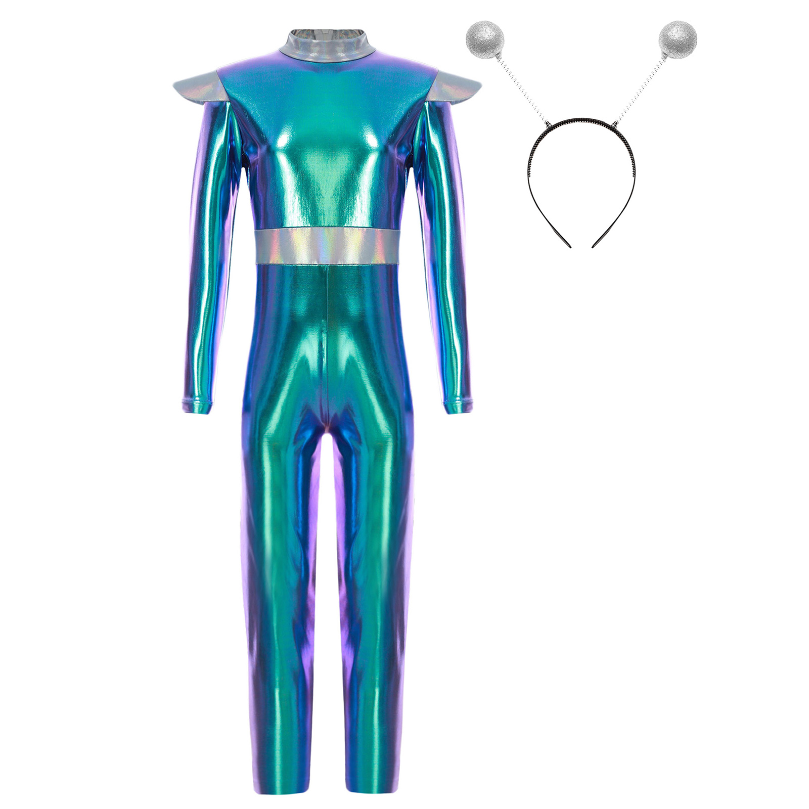 Halloween Costume Kids - Çocuk Kız Uzaylı Cosplay Kostüm Uzay