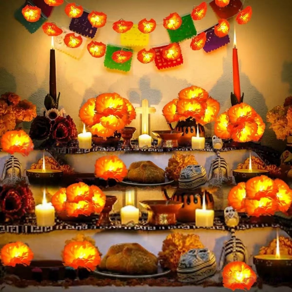Kadınteknesi Çiçeği LED Işık Z - Halloween Led String Lights Orange incelemesi ve fiyatı