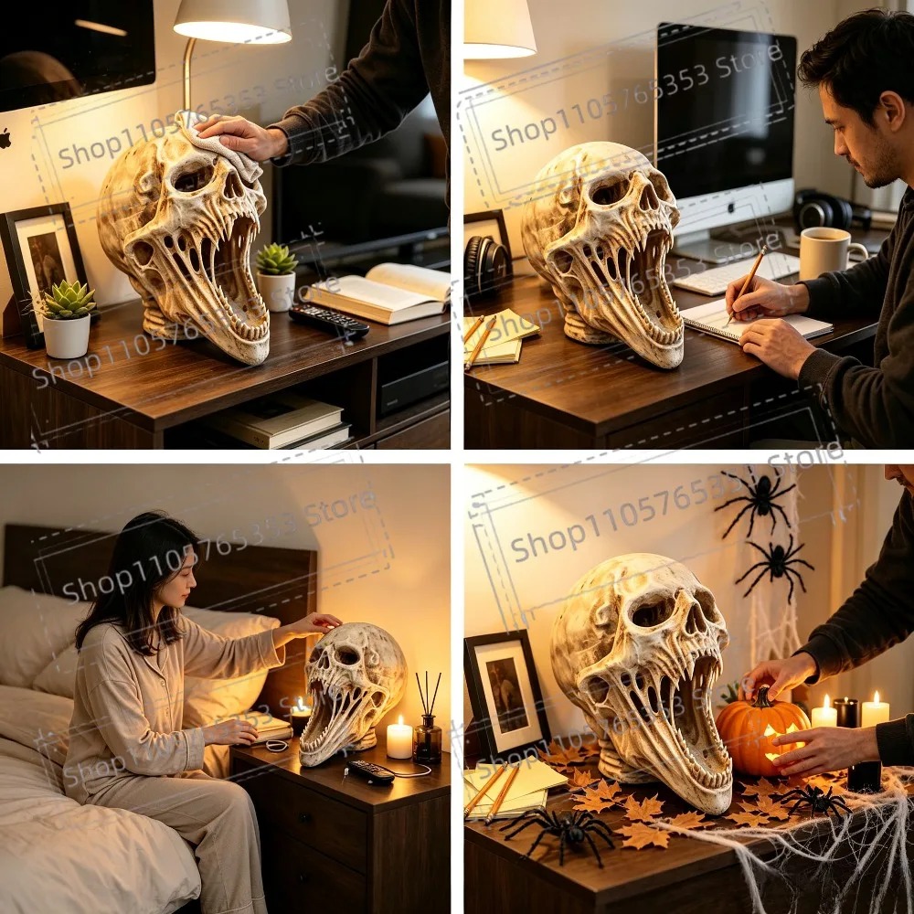 Gotik Çığlık Atan Kafatası Hey - Halloween Skeleton Decoration incelemesi ve fiyatı