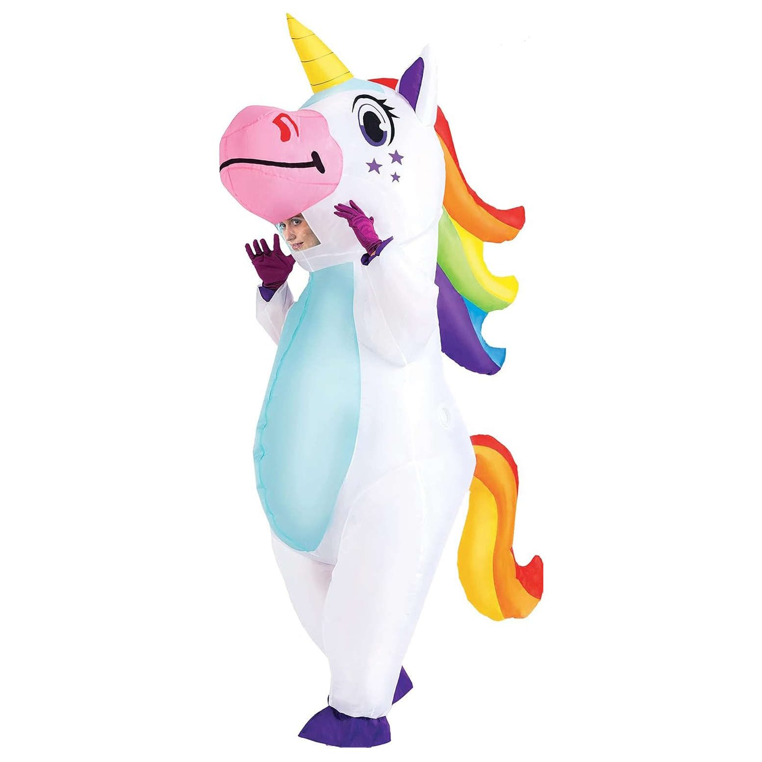 Şişme Unicorn Kostümü Yetişkin - Halloween Costume Adult incelemesi ve fiyatı