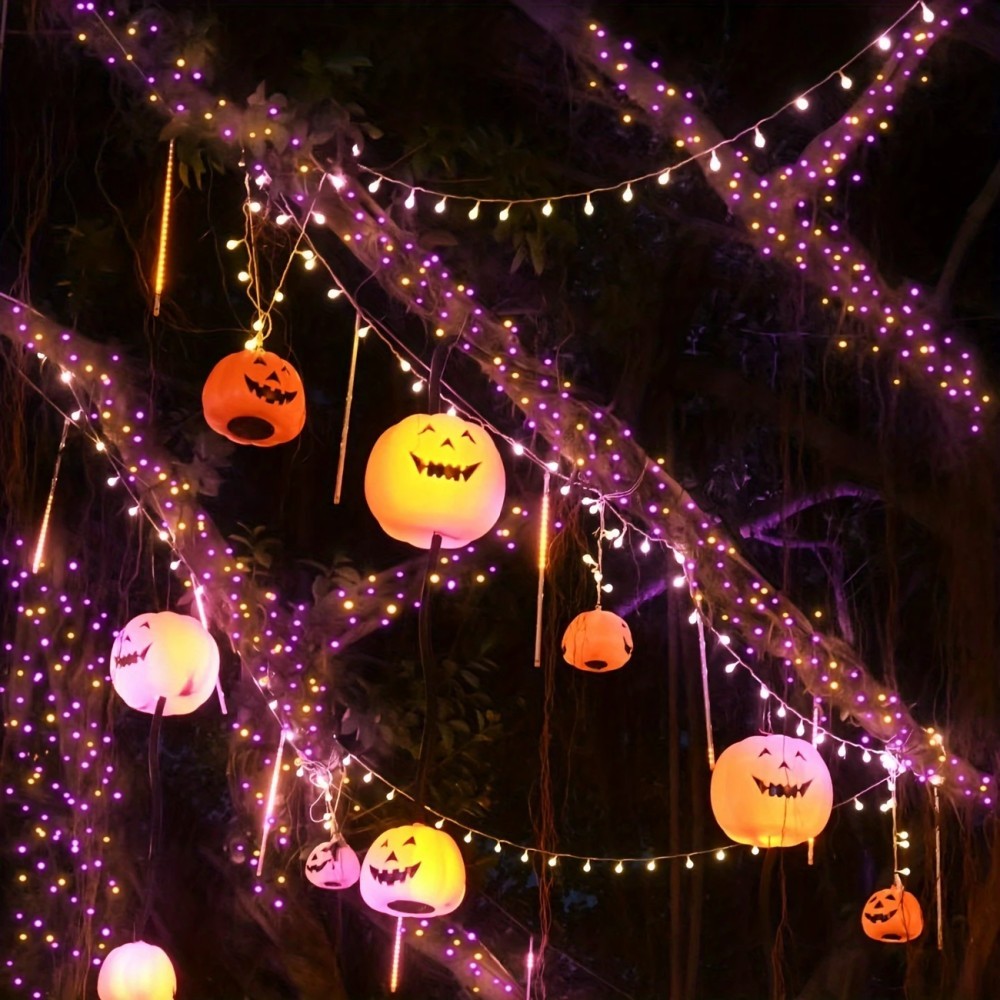 1 adet 12M100LED cadılar bayra - Halloween Led String Lights Orange incelemesi ve fiyatı
