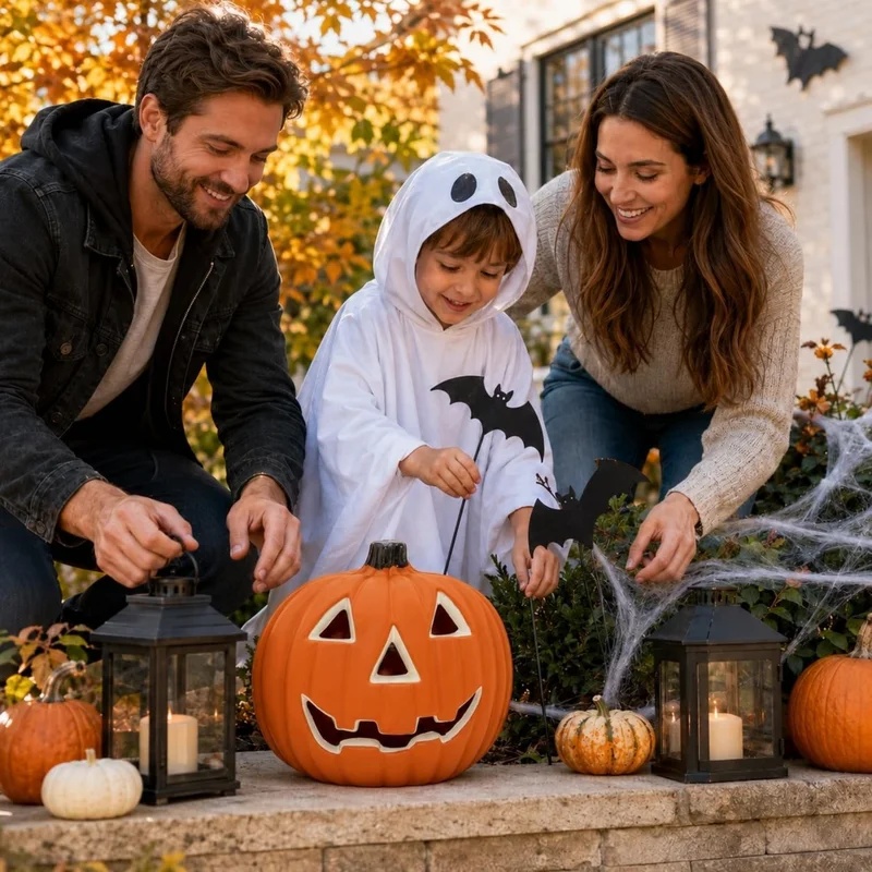 Cadılar Bayramı LED'li Balkaba - Halloween Pumpkin Decor Led incelemesi ve fiyatı