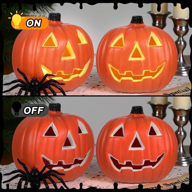 Cadılar Bayramı LED'li Balkaba - Halloween Pumpkin Decor Led incelemesi ve fiyatı
