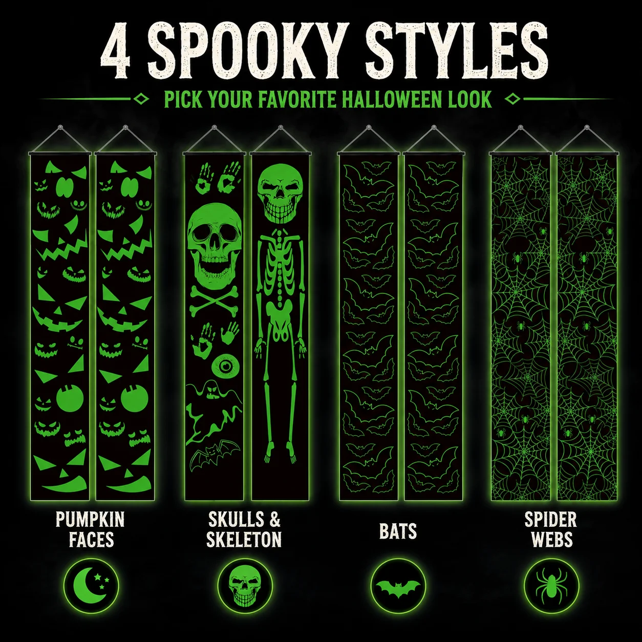 2 adet Karanlıkta Parlayan Cad - Halloween Skeleton Decoration incelemesi ve fiyatı