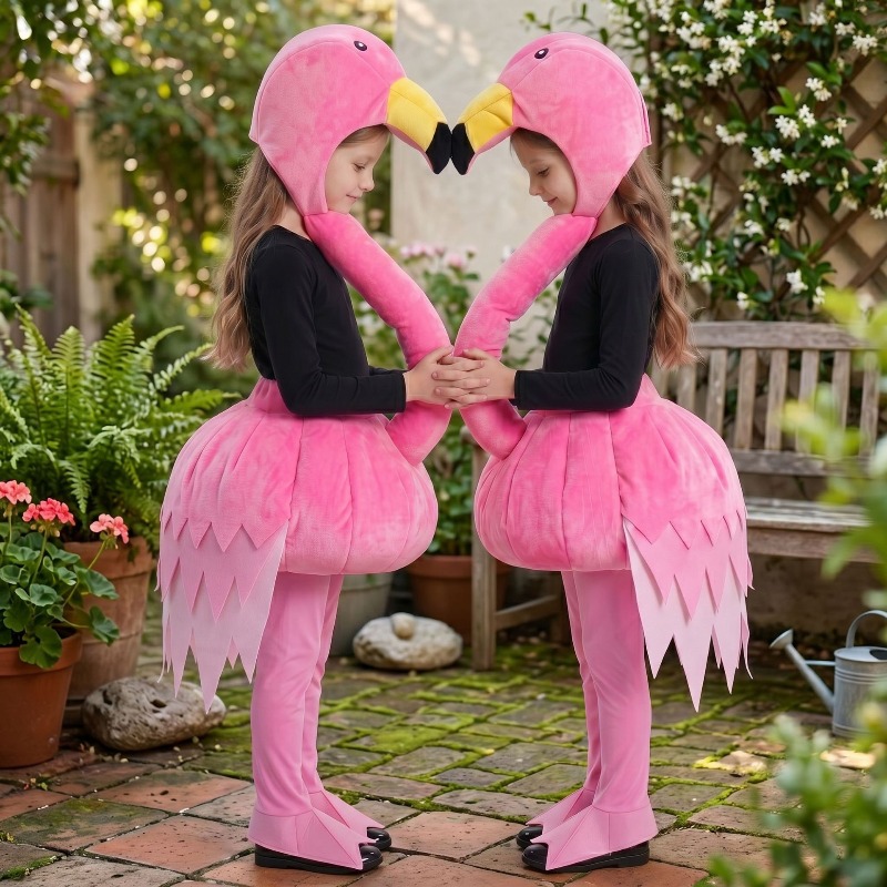 Hayvan Pembe Flamingo Cosplay  - Halloween Costume Kids incelemesi ve fiyatı