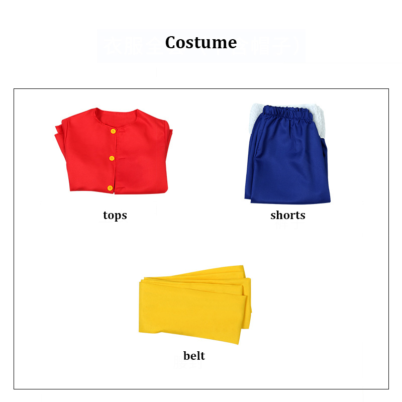 Luffy Cosplay Kostüm Şapka Per - Halloween Costume Kids incelemesi ve fiyatı