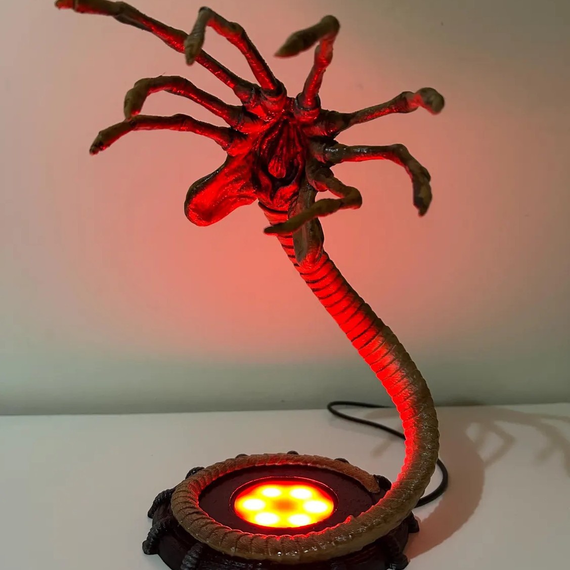 Uzaylı Facehugger Lambası Gece - Halloween Pumpkin Decor Led incelemesi ve fiyatı