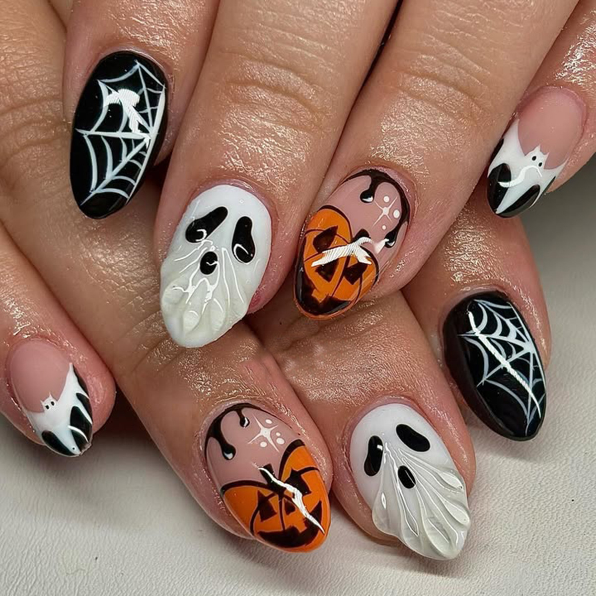 Cadılar Bayramı Takma Tırnakla - Pumpkin Lantern Halloween incelemesi ve fiyatı